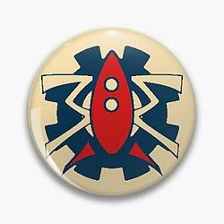 Aurora Space Poster Pin