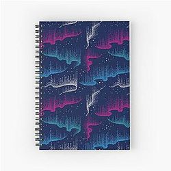 Aurora Borealis Spiral Notebook