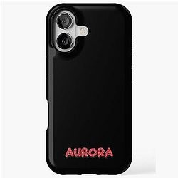 Aurora Personalized Name Funny Cool Custom Gift for Girls Teens iPhone Tough Case