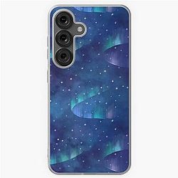 Aurora borealis soft case for Samsung Galaxy