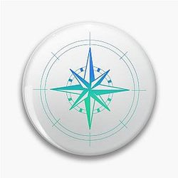 ATEEZ Compass AURORA Pin