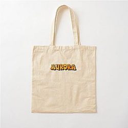Aurora Personalized Name Custom Gift for Girls Teens Cotton Tote Bag
