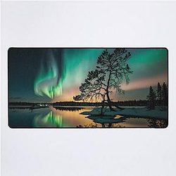 Aurora Borealis Desk Mat