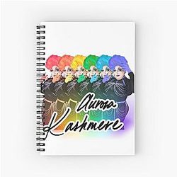Aurora Kashmere Pride Spiral Notebook