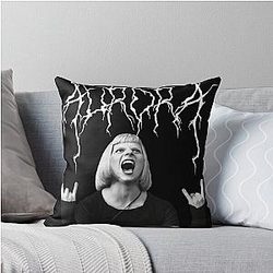 Aurora Metal Throw Pillow