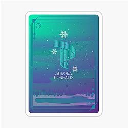 Aurora Borealis Tarot Sticker