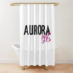 Aurora Girl Shower Curtain