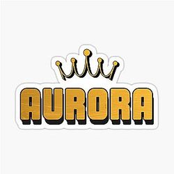 Aurora Personalized Name - Sticker for Girls & Teens Custom Gift