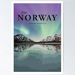 Visit the Aurora Borealis Poster