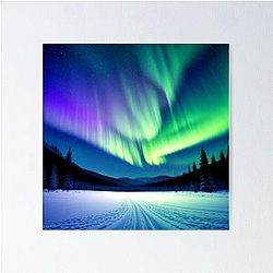 Aurora Borealis Poster