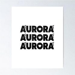 Aurora Personalized Girl Name Poster