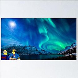 Aurora Borealis, Localized Entirely Within a Poster