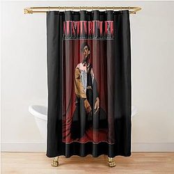 Austin Butler Red Shower Curtain