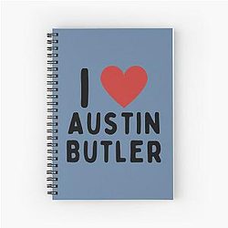 I Heart Austin Butler Spiral Notebook