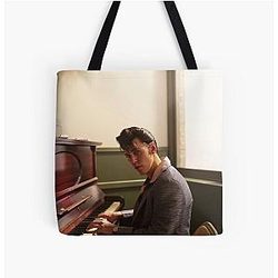 Austin Butler plays piano All Over Print Tote Bag