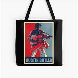 Austin Butler Artwork Over Print Tote Bag