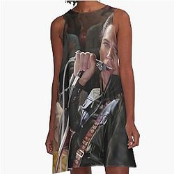Austin Butler in Alvis A-line dress