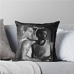 Austin Butler in the mirror throw pillow