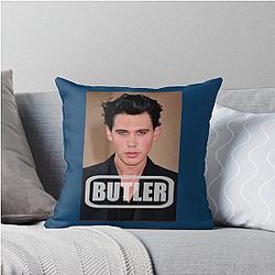 Austin Butler Elvis Girl Throw Pillow