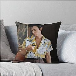 cool austin butler Elvis style Throw Pillow