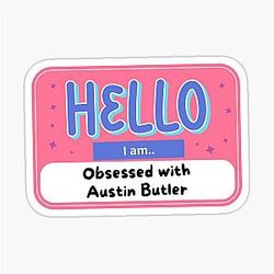 Austin Butler Funny Sticker