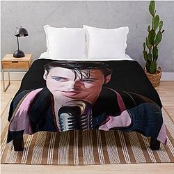 Austin Butler Elvis Movie Throw Blanket