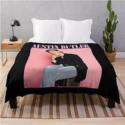 Austin Butler Pinky Boy Throw Blanket