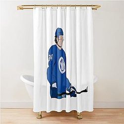 Auston Matthews Practice Shower Curtain