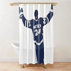 Auston Matthews Toronto Maple Leafs Shower Curtain