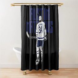Auston Matthews Skates Back Shower Curtain