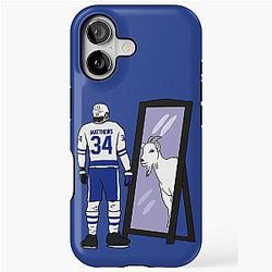 Auston Matthews Tough Mirror Case iPhone
