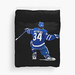 Auston Matthews Duvet Cover