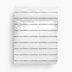 Auston Matthews is good at hockey  Duvet Cover