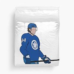 Auston Matthews - practice Duvet Cover