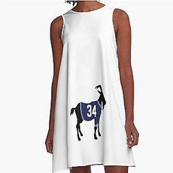 Auston Matthews Toronto Maple Leafs A-Line Dress