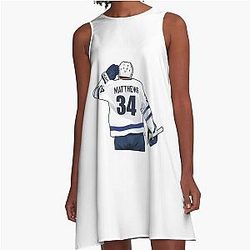 Auston Matthews Leafs Classic Premium Tee for Men Women Unisex Full Size A-Line Dress