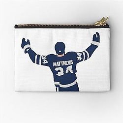 Auston Matthews Toronto Maple Leafs Zipper Pouch