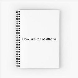 I love Auston Matthews Notebook
