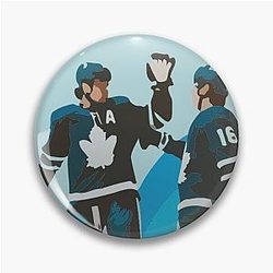 Auston Matthews and Mitch Marner Paint Pin
