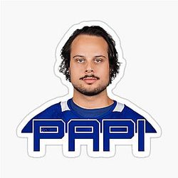 Auston Matthews Papi Sticker