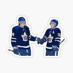 Mitch Marner, Auston Matthews sticker