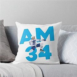 Maple Leafs Auston Matthews Throw Pillow