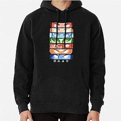Avatar: The Last Airbender State Eyes Stacked Panels Pullover Hoodie