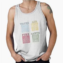 Avatar The Last Airbender Natural Elements Tank Top