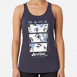 Avatar: The Last Airbender Appa Group Shot Logo Racerback Tank Top