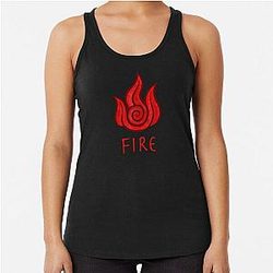 Avatar: The Last Airbender Fire Element Symbol Racerback Tank Top