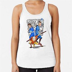 Avatar: The Last Airbender Main Cast Group Shot Racerback Tank Top