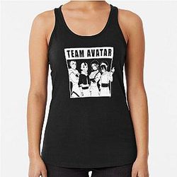 Avatar: The Last Airbender Main Four Group Shot Racerback Tank Top
