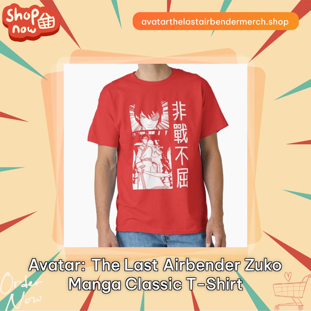 Avatar: The Last Airbender Zuko Manga Classic T-Shirt