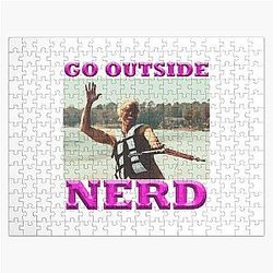 Go Outside Nerd Baby Billy Puzzle